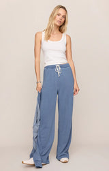 Hunter Knit Denim Pant | Santorini Indigo