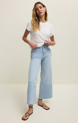 Nova Crop Jeans | Azul