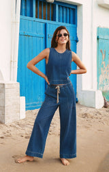 Daycation Utility Denim Pant | Deep Water