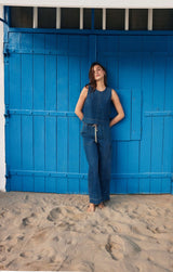 Daycation Utility Denim Pant | Deep Water