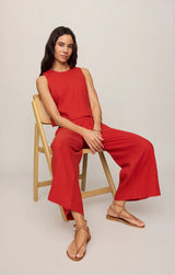 Scout Linen Pant | Chili Pepper