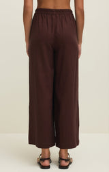 Scout Linen Pant | Chocolate Cherry