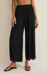 Banyan Crochet Pant | Black