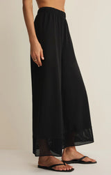 Banyan Crochet Pant | Black
