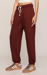 Uptown Jogger | Velvet Rouge