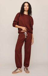 Uptown Jogger | Velvet Rouge