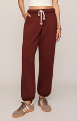 Uptown Jogger | Velvet Rouge