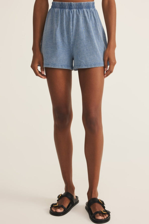Scout Jersey Denim Shorts | Medium Indigo