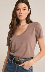 The Pocket Tee | Deep Taupe