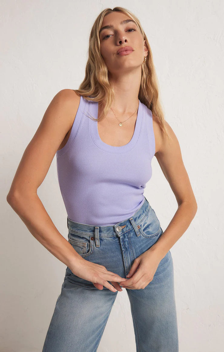 Sirena Rib Tank | Violet Haze - FINAL SALE