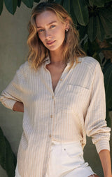 The Perfect Linen Top | Putty