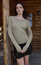 Arlet Thermal Top | Palm Green