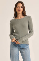 Arlet Thermal Top | Palm Green