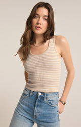 Essy Stripe Rib Top | Fossil - FINAL SALE