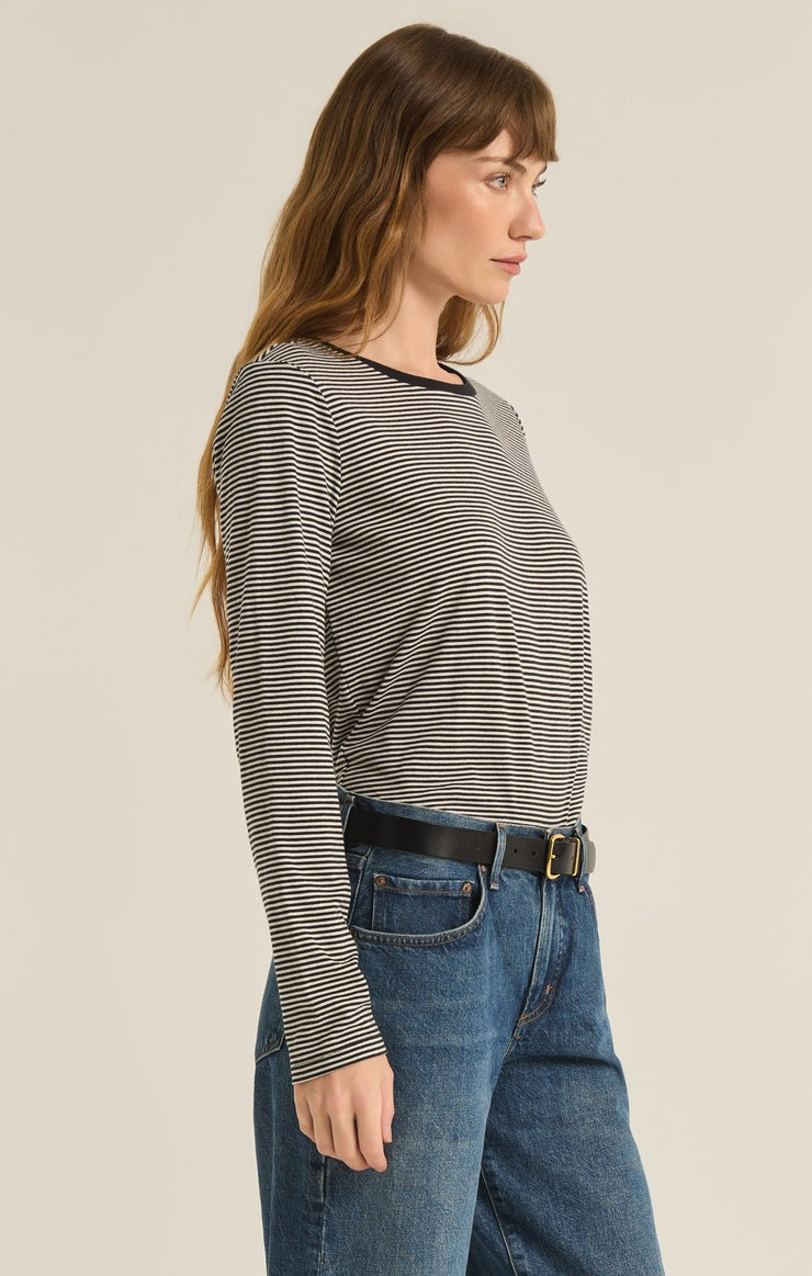 Sailor Stripe Top | Black