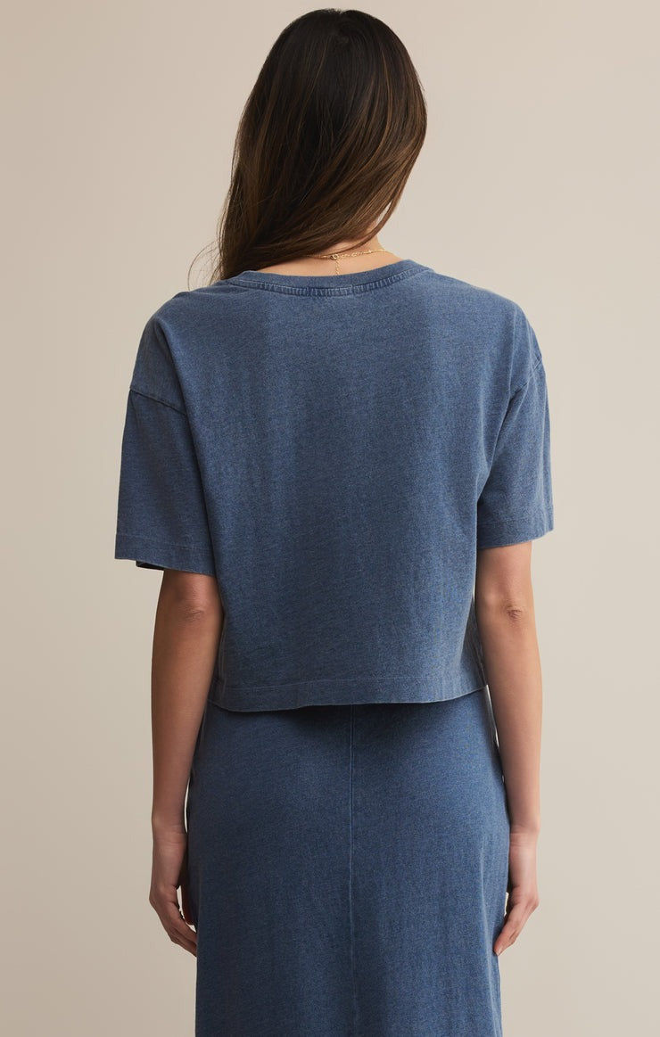 On The Go Tee | Vintage Indigo