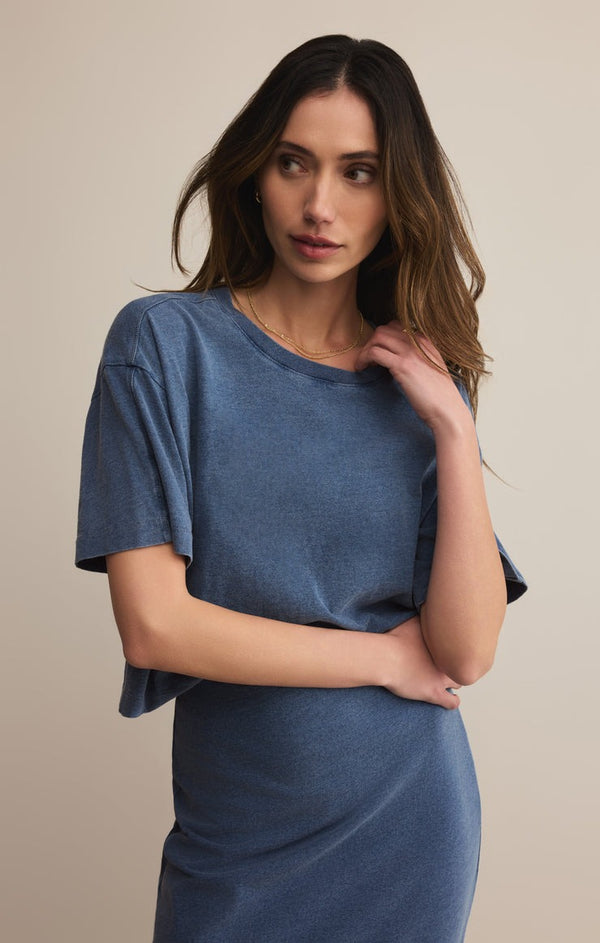 On The Go Tee | Vintage Indigo