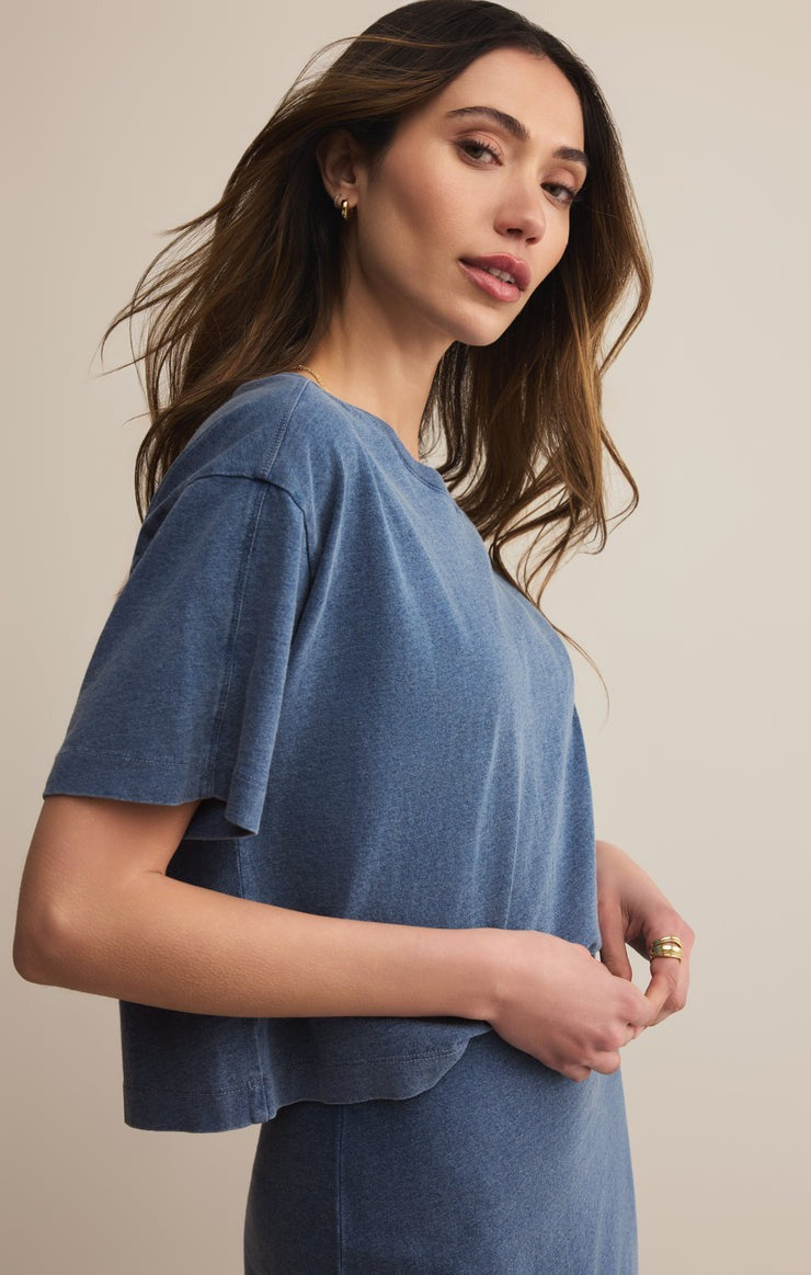 On The Go Tee | Vintage Indigo