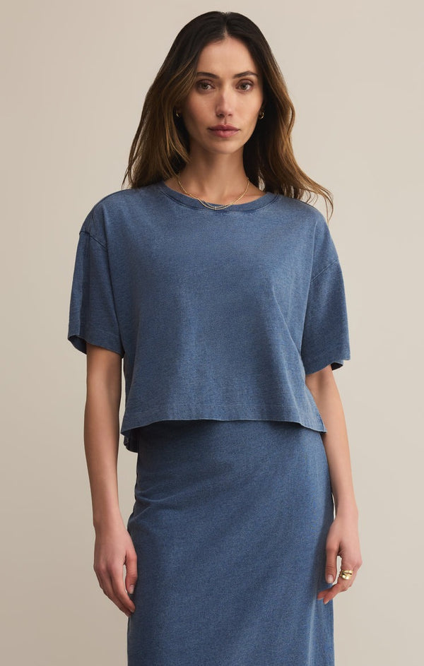 On The Go Tee | Vintage Indigo