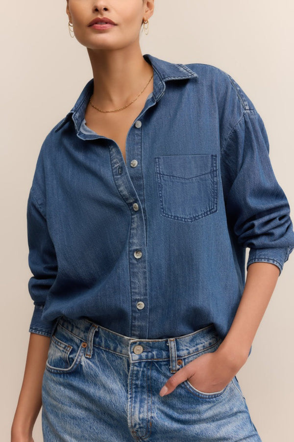 Atwood Denim Shirt | Medium Indigo