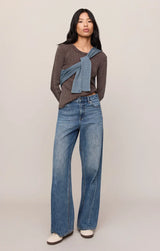 Arlet Mini Thermal Top | Dark Chocolate