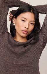 Arlet Mini Thermal Top | Dark Chocolate