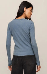 Arlet Mini Thermal Top | Mineral Blue