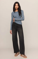 Arlet Mini Thermal Top | Mineral Blue