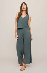 Sloane V-Neck Tank Top | Emerald Cove