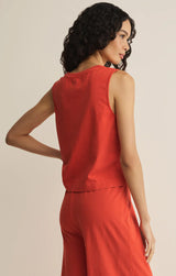 Sloane Muscle Tank Top | Lychee