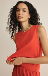 Sloane Muscle Tank Top | Lychee