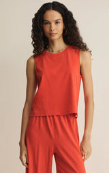 Sloane Muscle Tank Top | Lychee