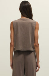 Sloane Muscle Tank Top | Perfectly Taupe