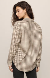 River Plaid Button Up | Dark Chocolate