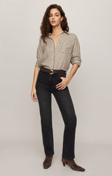River Plaid Button Up | Dark Chocolate