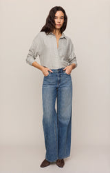 River Plaid Button Up | Emerald Cove