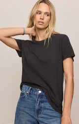 Foundation Slub Tee | Black Sand