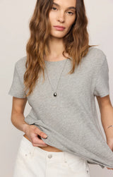 Foundation Slub Tee | Classic Heather Grey