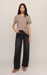 Foundation Slub Tee | Heather Ash