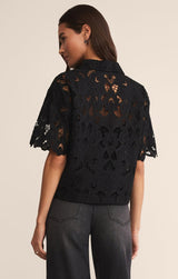 Midnight Lace Top | Black