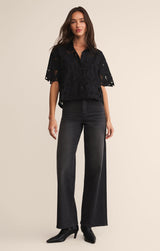 Midnight Lace Top | Black