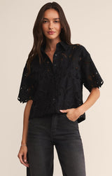 Midnight Lace Top | Black