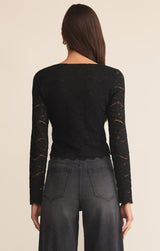 Aurora Lace Top | Black