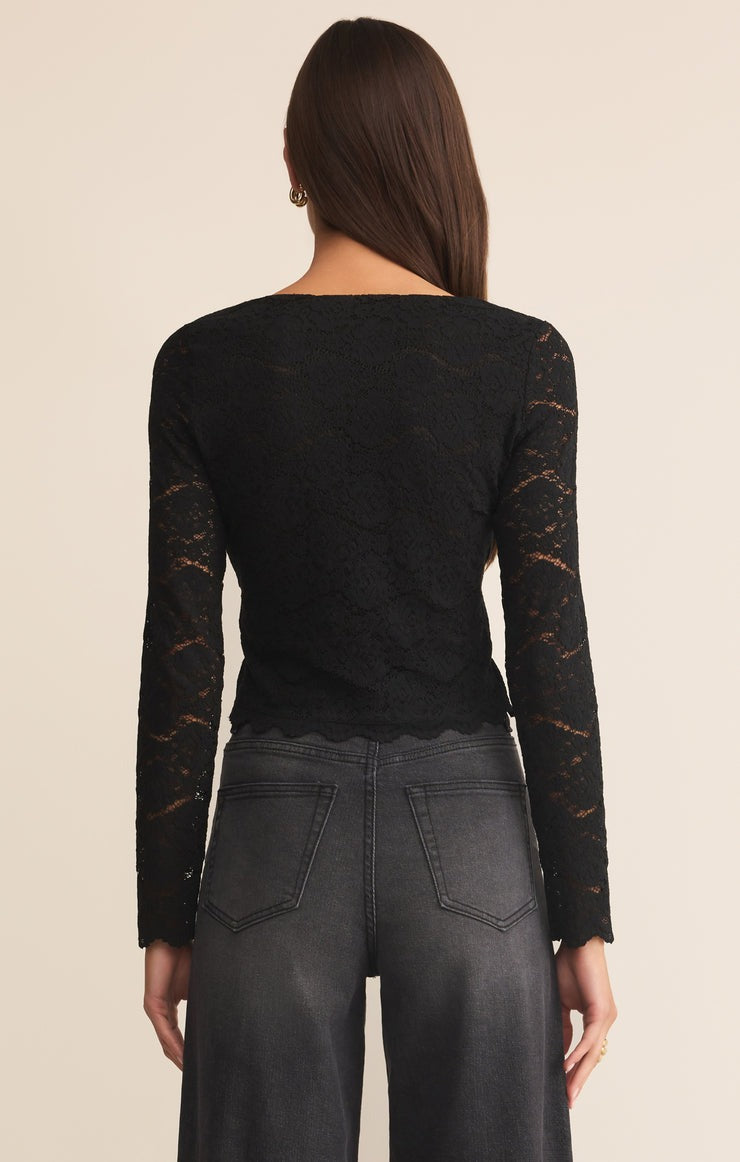 Aurora Lace Top | Black