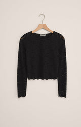 Aurora Lace Top | Black