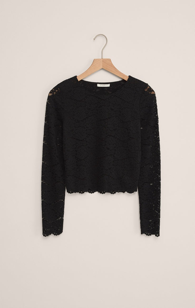 Aurora Lace Top | Black