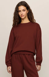 Classic Boyfriend Sweatshirt | Velvet Rouge