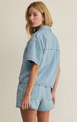 Everyday Denim Button Up | Coastal Water