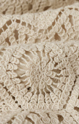 Raquel Lace Cropped Top | Natural