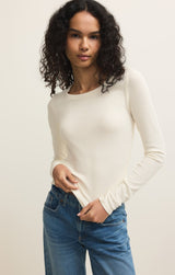 Renae Rib Top | Cloud